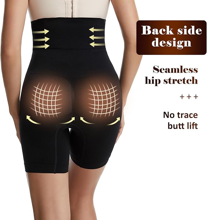 🔥 Faja moldeadora Negro-Reductora de Cintura Alta para Mujer