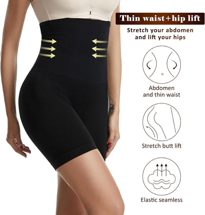 🔥 Faja moldeadora Negro-Reductora de Cintura Alta para Mujer