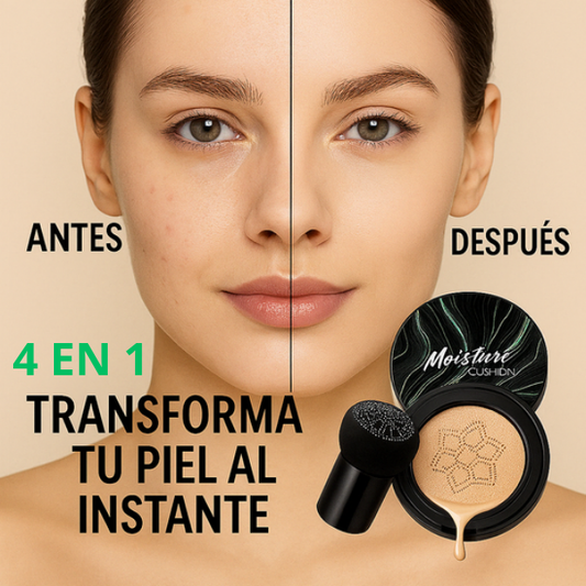 💄 Pack 4 en 1 – Bases de Maquillaje con Esponja + Resistente al Agua