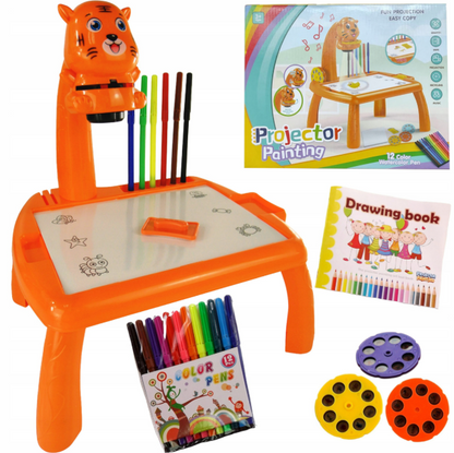 Escritorio de aprendizaje para niños tigre