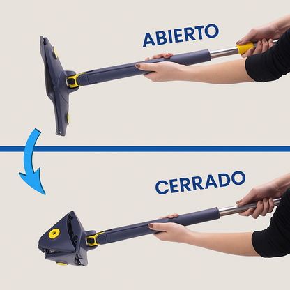 Pack 2+1 - Fregona telescópica +  kit de paños de limpieza