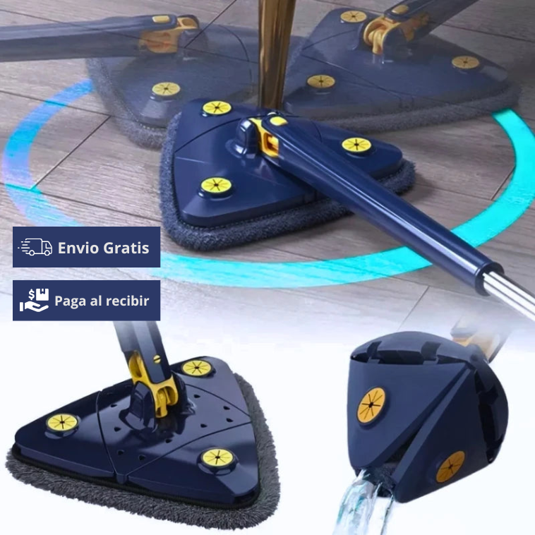 Pack 2+1 - Fregona telescópica +  kit de paños de limpieza