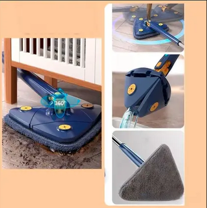 Pack 2+1 - Fregona telescópica +  kit de paños de limpieza