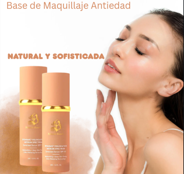 Base Antiedad con Protección SPF 50 – Se Fusiona Perfectamente con tu Piel