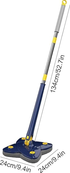 Pack 2+1 - Fregona telescópica +  kit de paños de limpieza