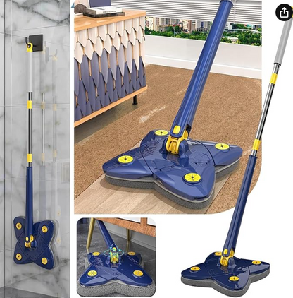 Pack 2+1 - Fregona telescópica +  kit de paños de limpieza