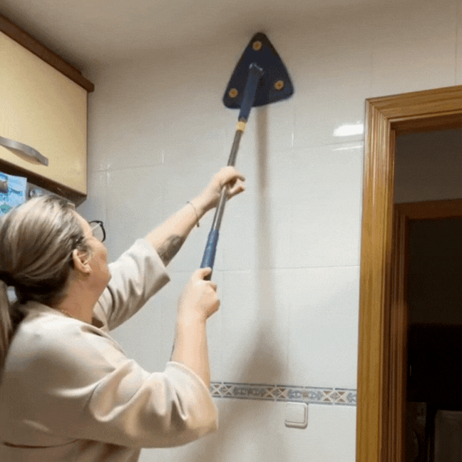 Pack 2+1 - Fregona telescópica +  kit de paños de limpieza