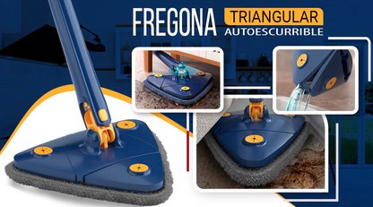 Pack 2+1 - Fregona telescópica +  kit de paños de limpieza