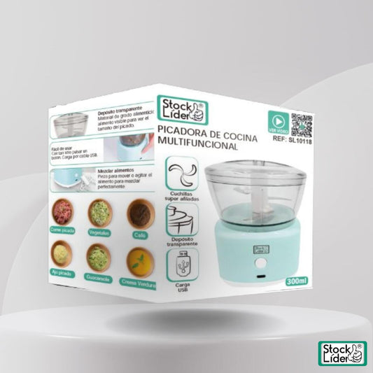 🥦 Picadora de Cocina Multifuncional 300ml